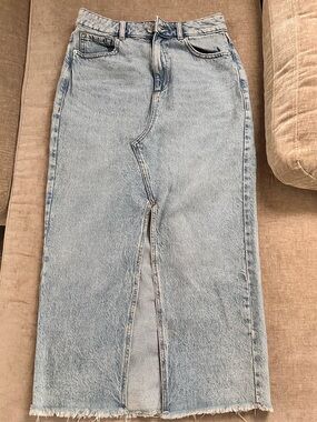 Dynamite Light Blue denim jean with Front Slit